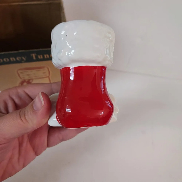 Vintage 1994 Ceramic Looney Tunes Sylvester Christmas Ornament Warner Bros - Picture 5 of 10